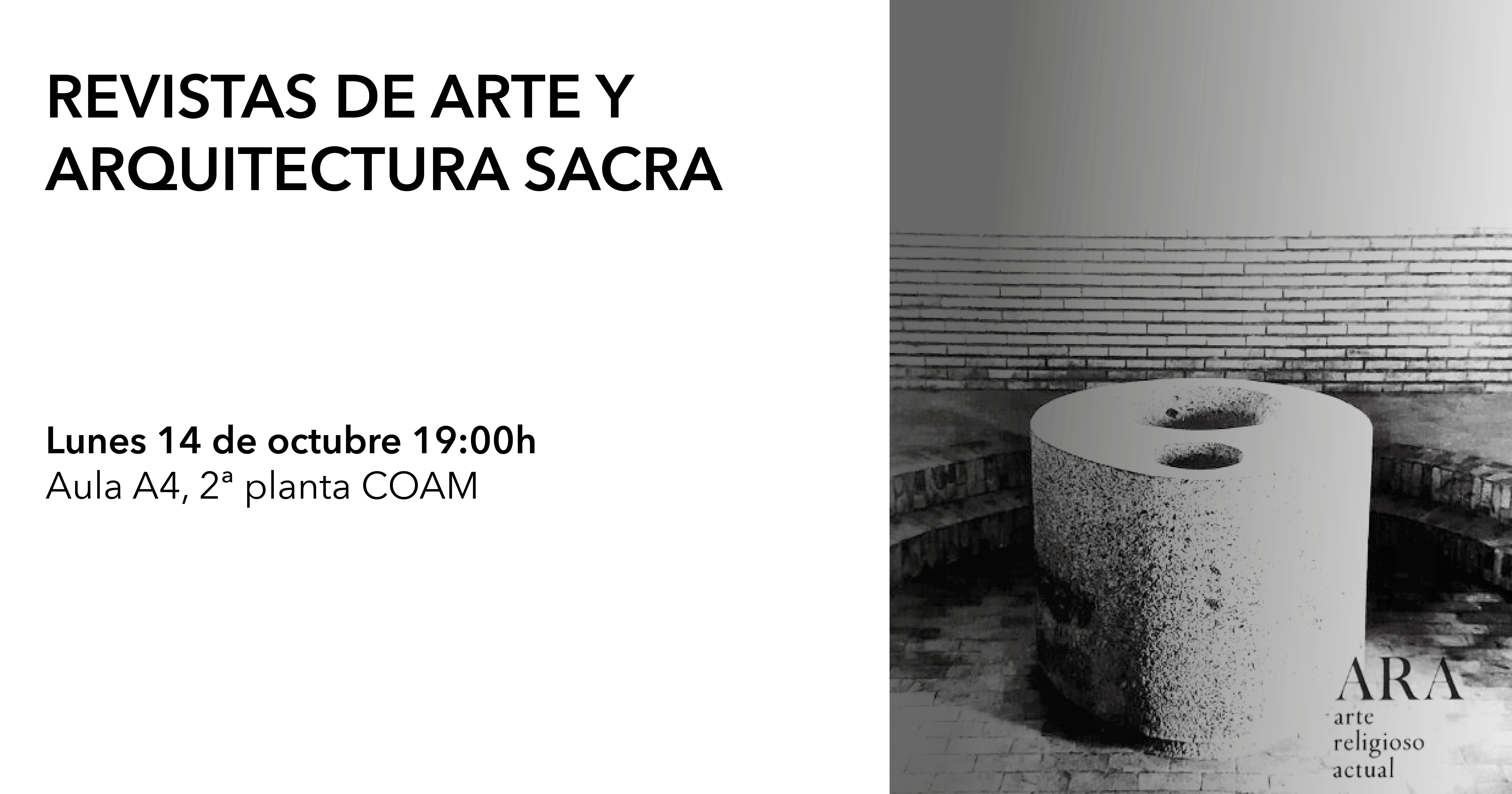 Revistas de arte y arquitectura sacra